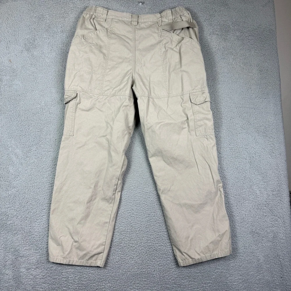 Royal Robbins Mens Khaki Cargo Pants Outdoor Travel Clothing Size W L‎